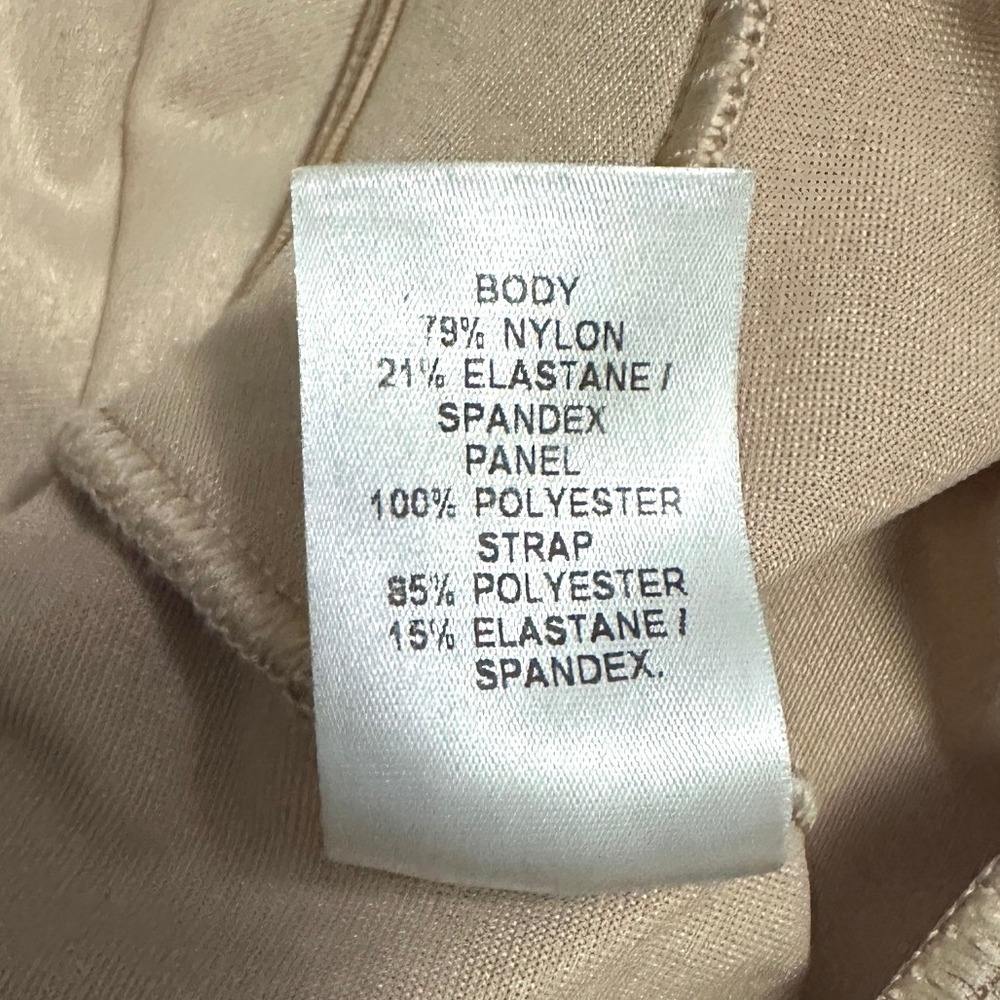 Miraclesuit Scoop Neck Camisole Tank Control Shapewear Beige Top Medium Contour - Picture 4 of 5